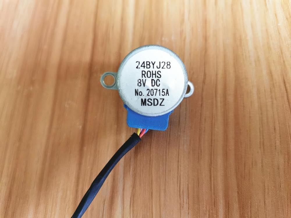 24BYJ28 8V DC Stepper Motor 4 Phase 4 Wire Compatible with Inverter Generators Air Conditioners Carburetor Parts