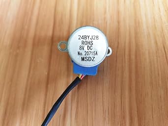 24BYJ28 8V DC Stepper Motor 4 Phase 4 Wire Compatible with Inverter Generators Air Conditioners Carburetor Parts