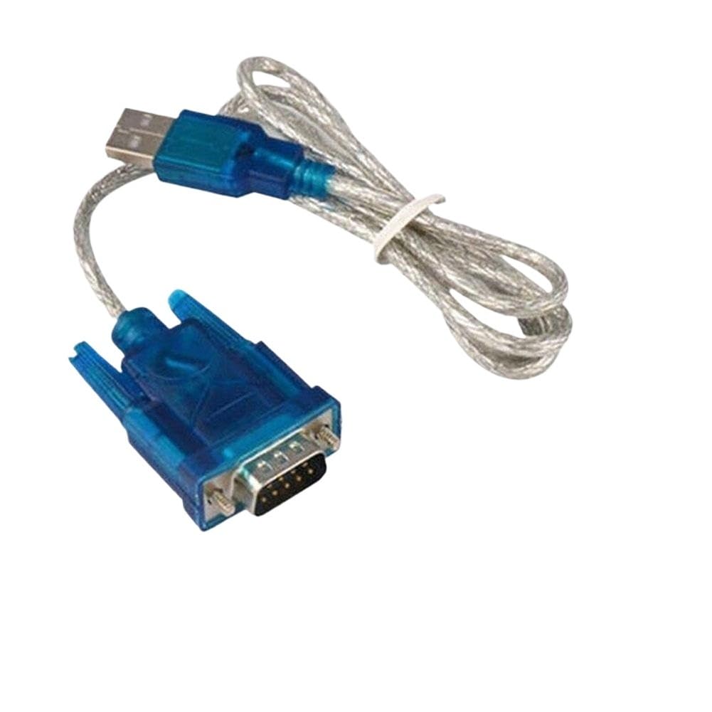 1 cable de datos USB a puerto serie de 9 pines HL-340 a convertidor RS232 macho hembra USB 2.0 a DB9 cable de conversión de interfaz