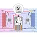 Hotop 2 Pieces Refrigerator Element including DA31-00146E Motor FAN-BLDC DREP5 Fan and DA32-00006W Refrigerator Defrost Temperature Sensor Compatible with Samsung Refrigerator Replacement