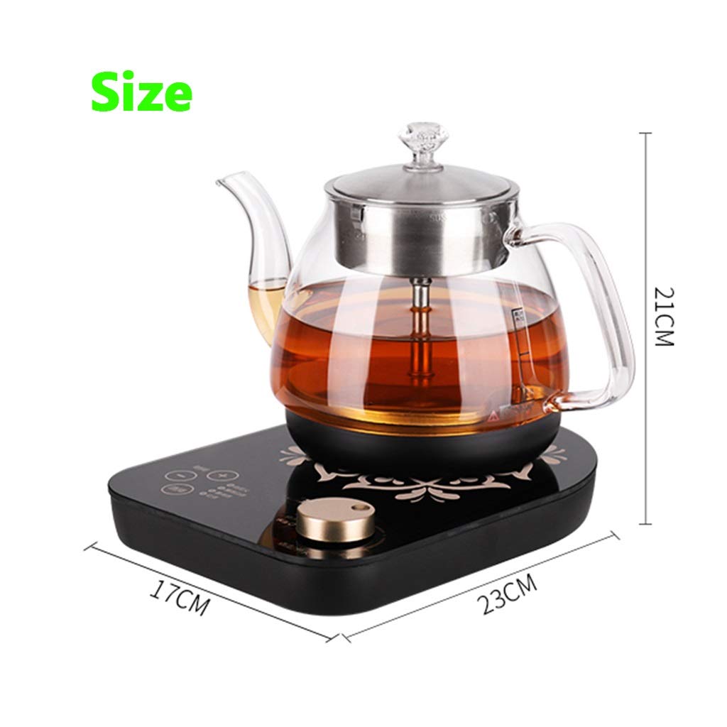 YXCKG Hervidores Eléctricos, Tetera, Tetera para Té A Granel, Base 360º, Filtro Antical, Hervidor De Agua Eléctrico Pequeño, 10 Configuraciones De Temperatura, Capacidad De 800 Ml