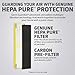 Germ Guardian FLT5000 True HEPA GENUINE Air Purifier Replacement Filter C for GermGuardian AC5000E, AC5250PT, AC5300B, AC5350B, CDAP5500, and More