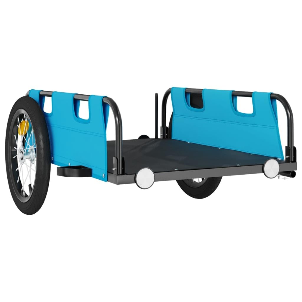 Remolque de bicicleta naranja de tela Oxford y hierro con recubrimiento en polvo, plegable con embrague, seguridad y protección para el transporte de equipaje, niño, perro, ideal para ciudad