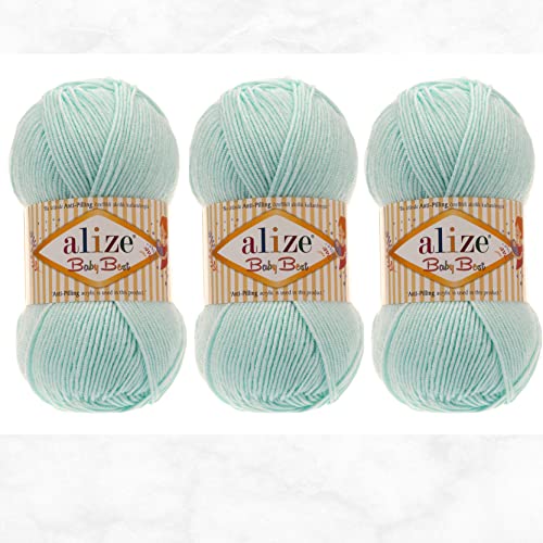 Alize Baby Best Yarn 90% Anti-Pilling Acrylic 10% Soft Bamboo ...