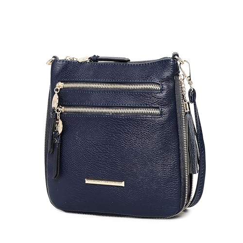 Image of MKF Collection Crossbody Bag for Women, Vegan Leather Expandable Messenger Purse, Pocketbook Handbag Shoulder Bag by Mia K