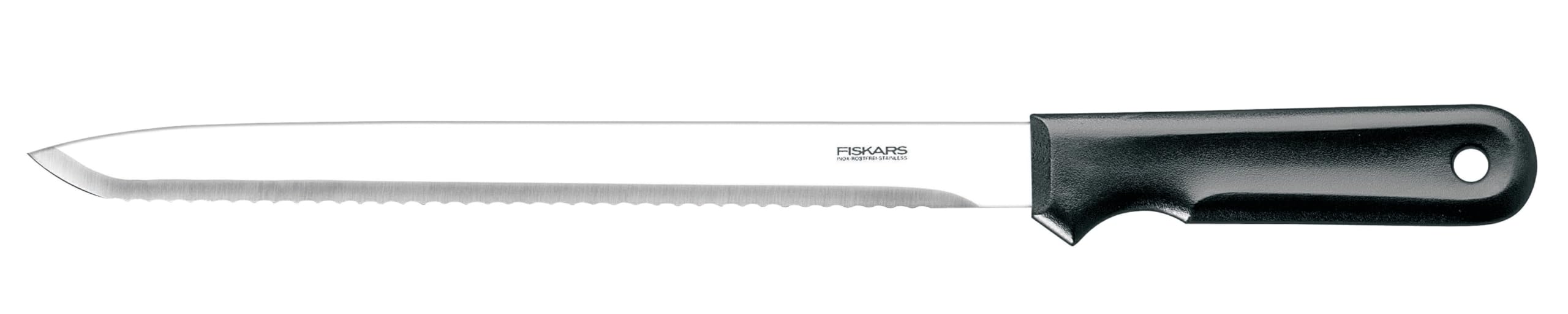 Fiskars Couteau à laine de verre, Longueur totale: 42 cm, Acier inoxydable, Noir, K20, 1001626
