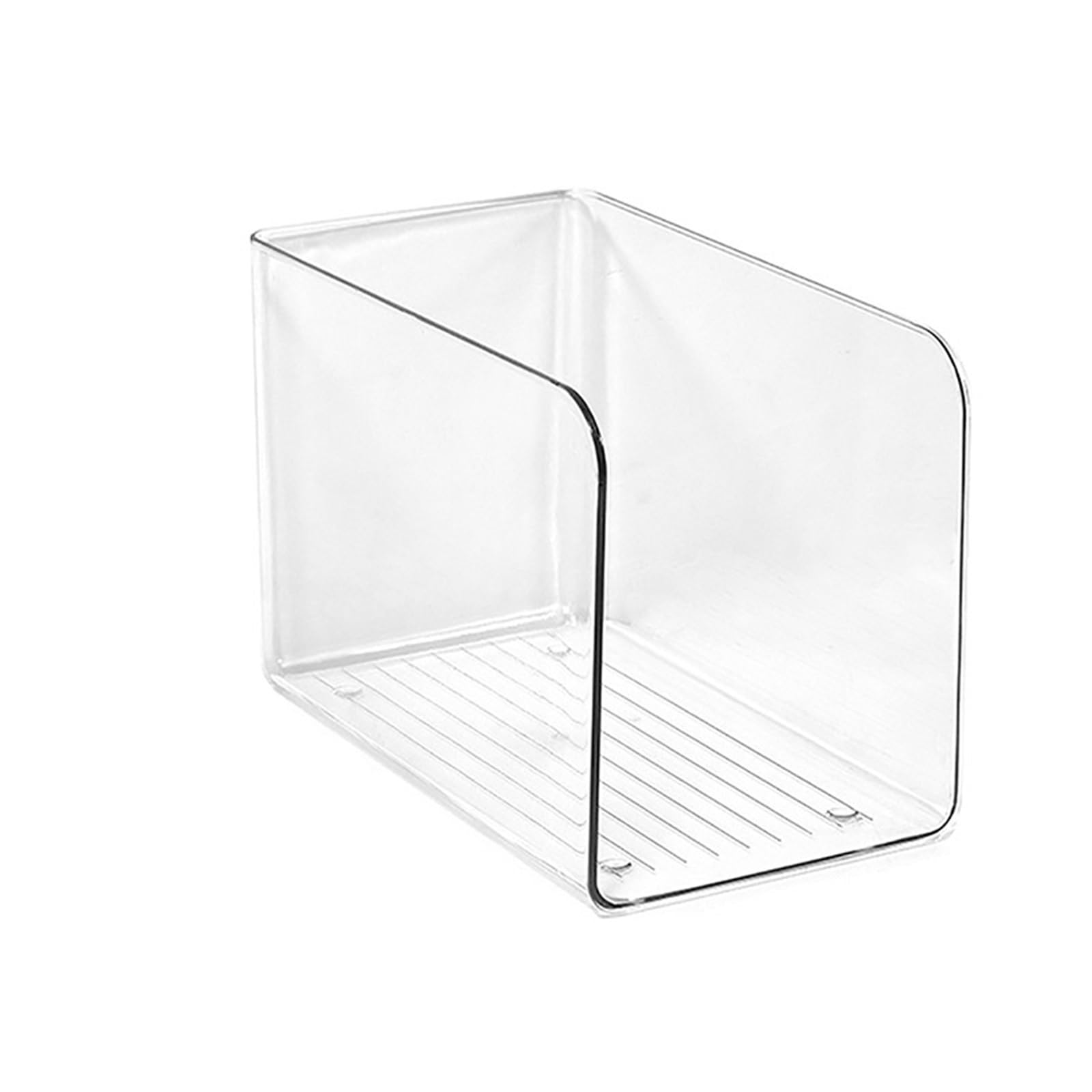 1pc Transparent Bookends Stand Bookshelf Desktop Decorative Storage Rack Bookend Book Holder Organizer Stationery for Organizing books(Color-2)