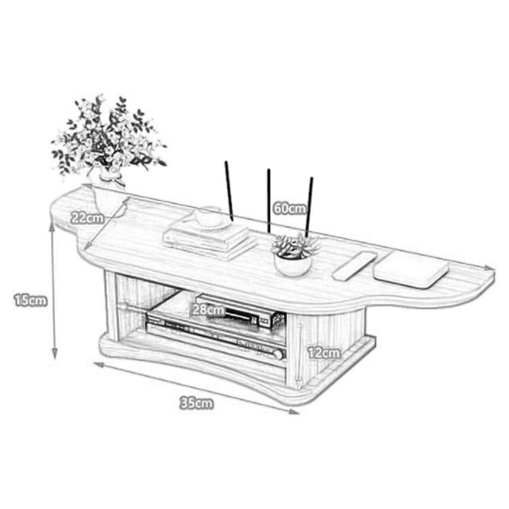 Flotante for TV, WiFi Plataforma Gabinete set-top box Router estante de la pared de montaje en pared Mediateca de la consola multimedia cajas de cable mandos a distancia de DVD jugadores de juegos