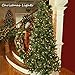 Abeja 25 Pack C9 Incandescent Replacement Bulb C9 Christmas Light Bulb for Holiday Party Christmas Decorative String Light E17 Intermediate Base 7w Clear Bulb