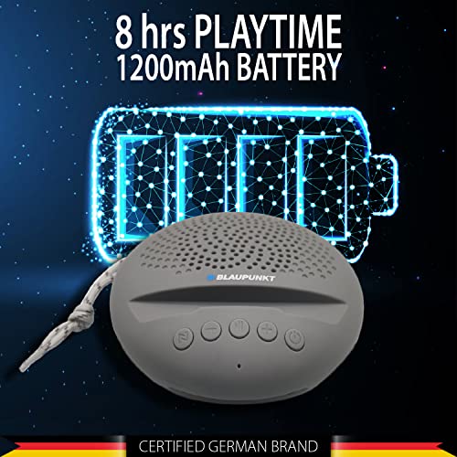 Image of Blaupunkt BT03 Wireless Bluetooth Speaker with Deep Bass & Mobile Stand (Grey), (BT03 GY)