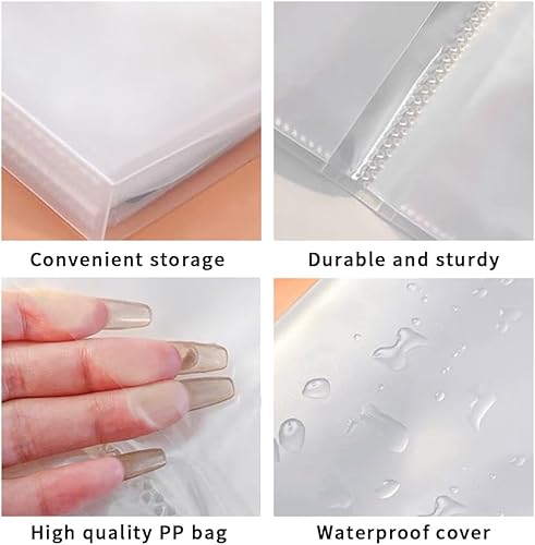 Miniatura 3 de 2 mini 20 hojas cuadradas de 300 GSM (140 libras), 3.9 x 3.9 pulgadas, cuaderno de bocetos de acuarela portátil y álbum transparente para obras de