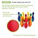 Champion Sports Weighted Foam Bowling Pin Set - Pins Only