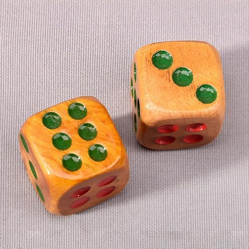 Set de Mahjong Paijiu de Madera Natural miniatura 2