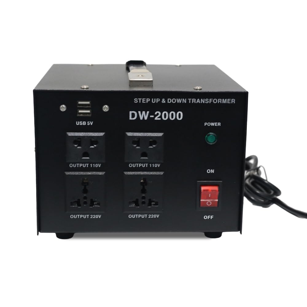 Amazon.co.jp: ステップアップ&ダウントランスフォーマー 2000W 220V
