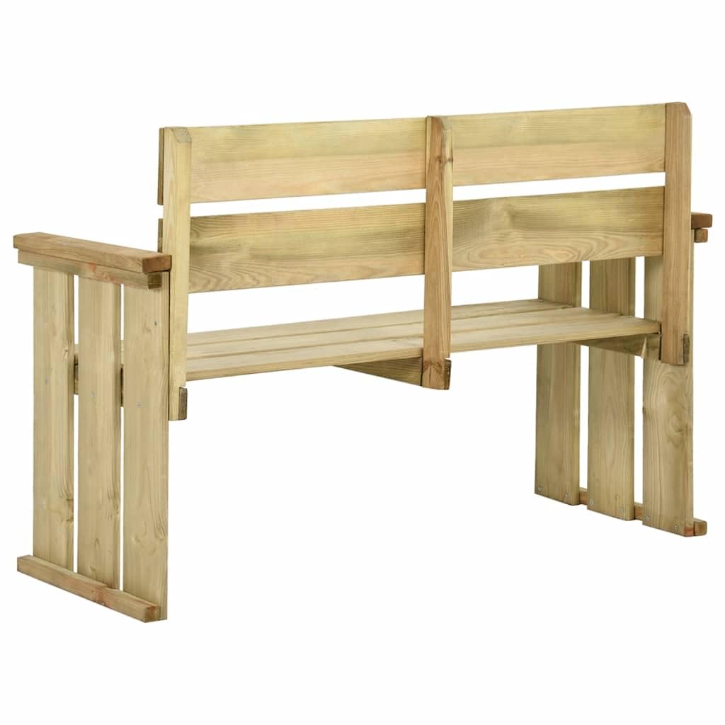 Fengshui Ławka ogrodowa, 121 cm, impregnowane drewno sosnowe