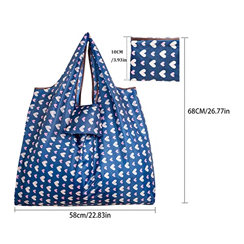 3 Pack Reusable Grocery Bags Washable Shopping Bags For Groceries Totes, Nylon Foldable Groceries Bags, 50L Large Capacity Grocery Bags Reusable Shopping Bags, For Going Out, Shopping, Travel #TOP1