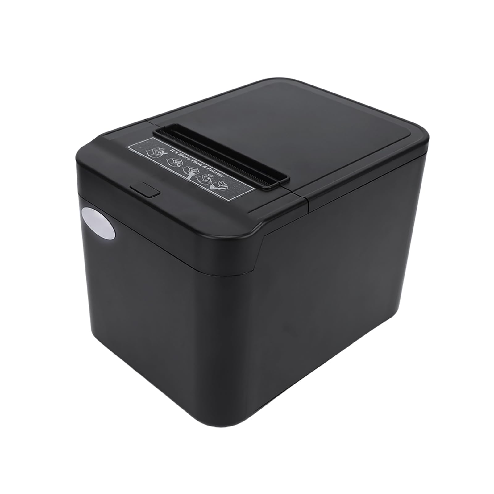 Dwukolorowa Termiczna Drukarka pokwitowań 80 Mm dla Restauracji w Supermarketach Szerokość Druku 72 Mm Port USB + LAN Connect System (Wtyczka UE)