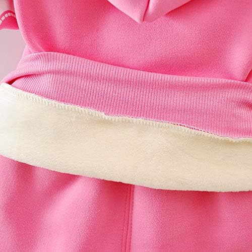 Yao Spring and Autumn Winter Fleece Flowers Warm Girls 2 Piece Set - Image 7