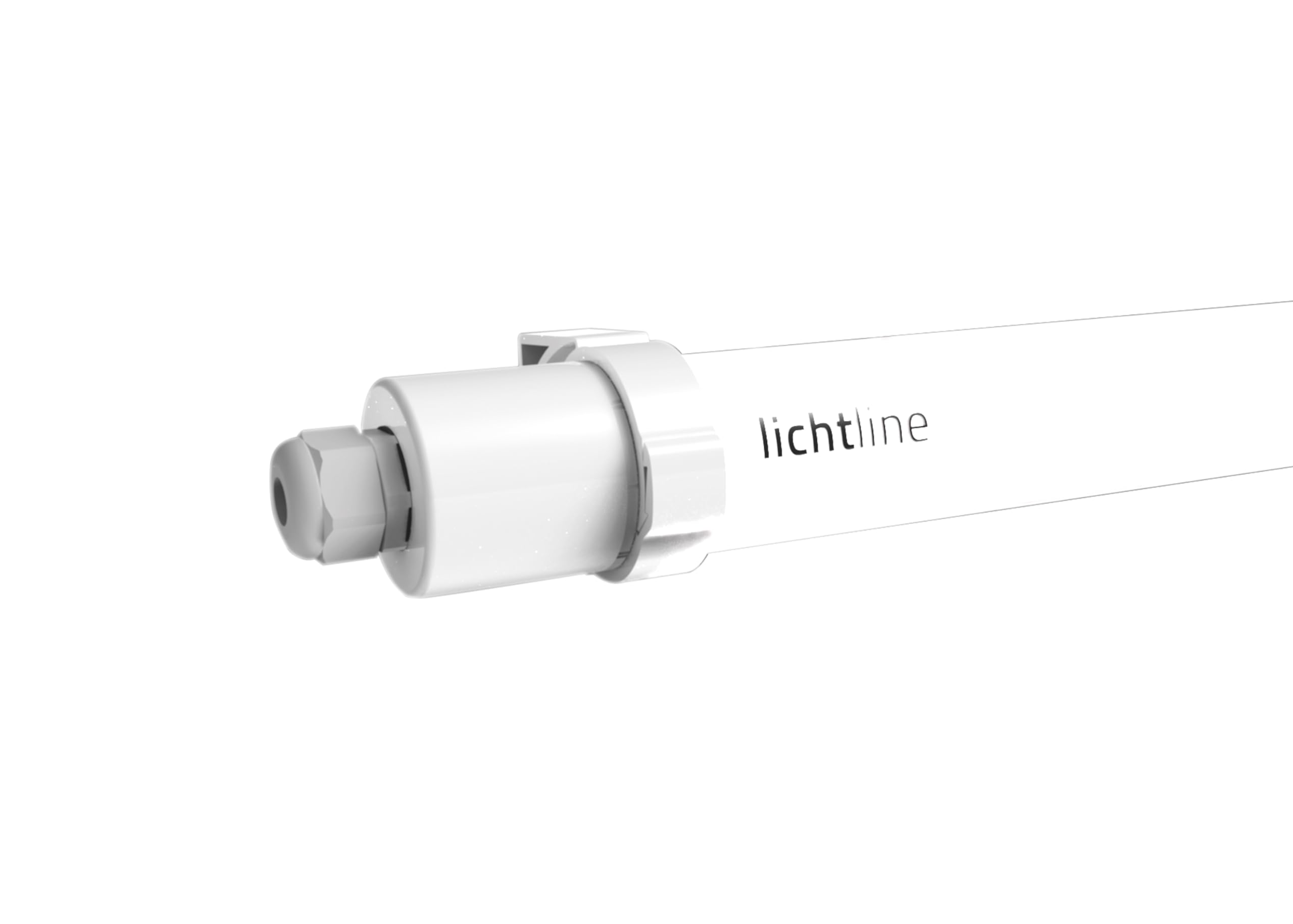 LED-Feuchtraumleuchte IndustryLUX TUBOLA 1500 K3 811595300022, 150 cm, neutral- bis kaltweiß 4000K/5000K/6500K, IP65, 28W, 4.200 lm, Weiß
