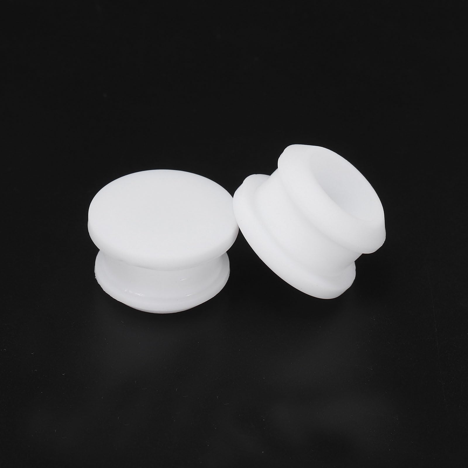 QUARKZMAN 10 Tapones De Silicona Para Orificios De 18 Mm, Encaje A Presión, Impermeables Y Sellantes Para Paneles, Máquinas O Muebles, En Color Negro