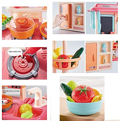 Kinderküche Spielküche Kinder Zubehör Küchenzubehör Küche Kinder Spielzeug ab 3 4 5 6 Jahren Mädchen Jungen,Kinder Küche… – Bild 5