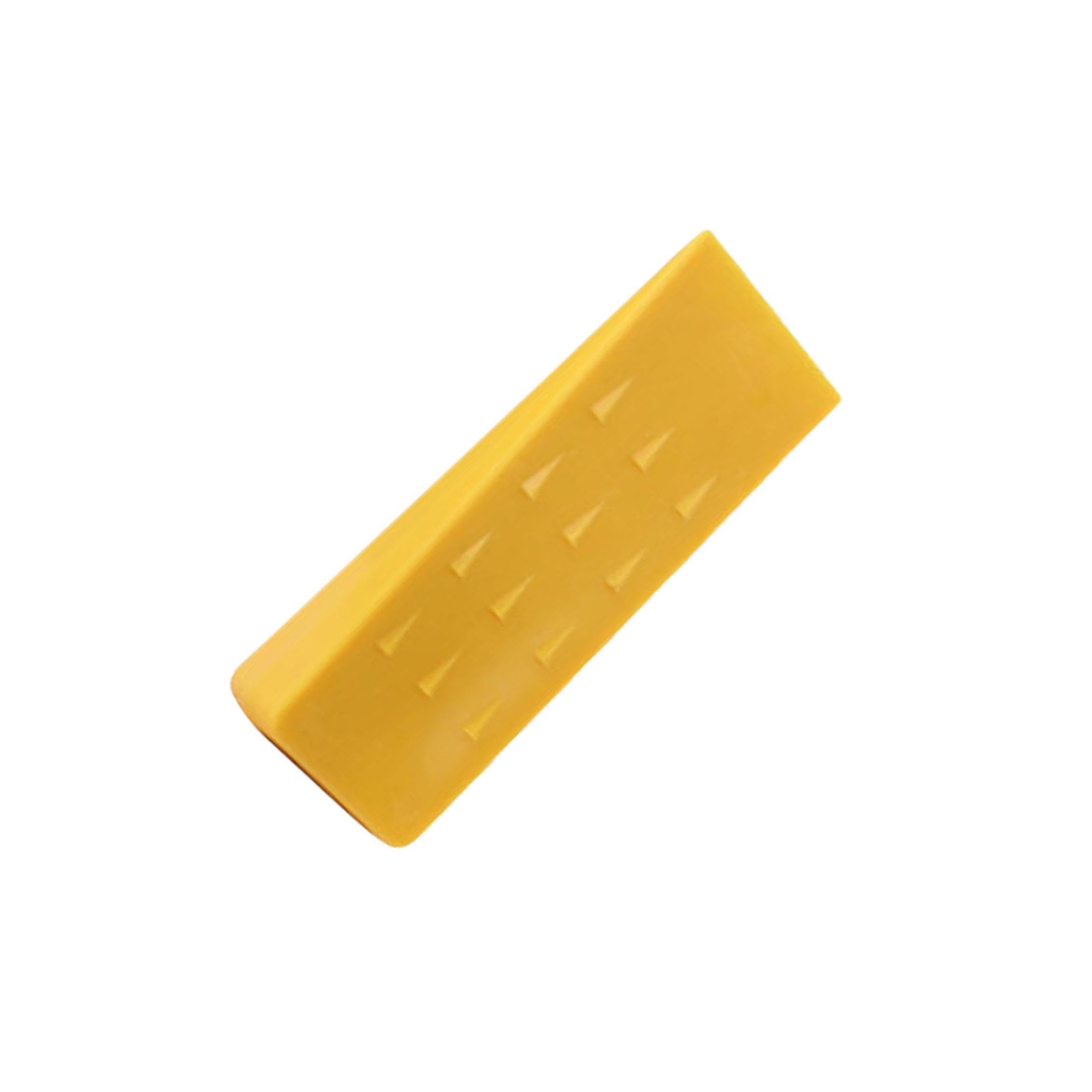 AMSLSIU Felling Wedge Logging Wedge Durable Essential Tool for Outdoor Tree Cutting Efficient Lightweight Supplies for Wood Splitting Felling Logging Cutting, Yellow, 20cm