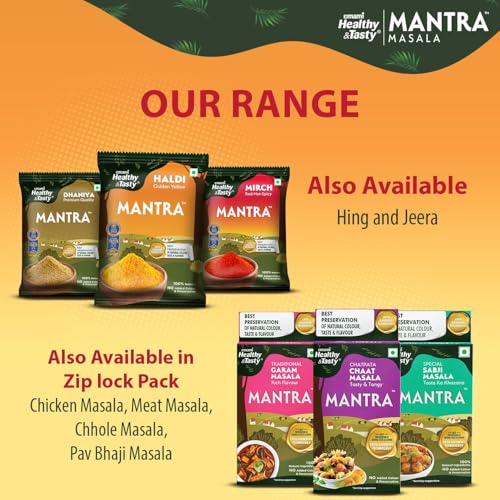 Image of Emami Healthy & Tasty Mantra Haldi (Turmeric) Powder (500 grams) | 100% Natural | Ground Using Cryo Grinding Technology | Retains Maximum Essential Oils |No Added Colour and Preservatives (Pack of 3)