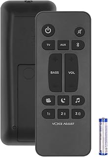 RE6214-1 RE62141 RTRE62141 Universal Soundbar Remote Control Replacement for Polk Audio Signa S1, AM6214-A Signa S2,Signa S3,Signa S4 Ultra-Slim Sound Bar (with Battery)