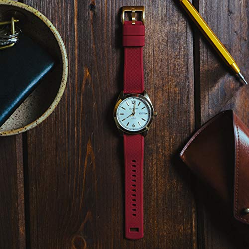 Image of BARTON Elite Silicone Watch Bands - Gold Buckle Quick Release