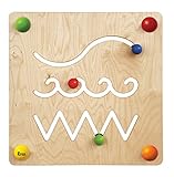 Erzi 51145 Babypfad Spur aus Holz, pädagogisch wertvoll, geeignet für Wartezimmer, Gruppenräume und Foyer