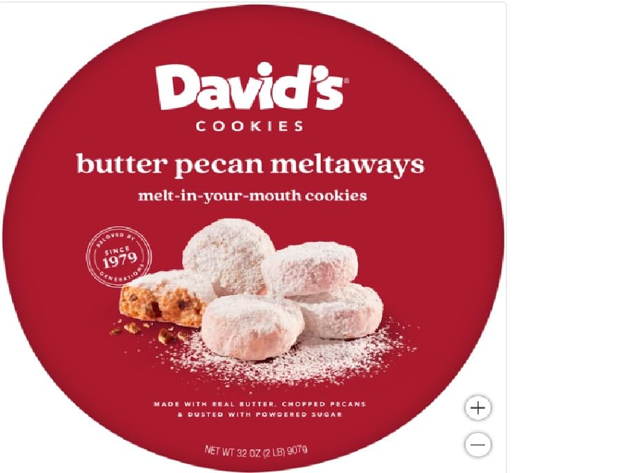David's Butter Pecan Meltaways Cookies, 32 oz