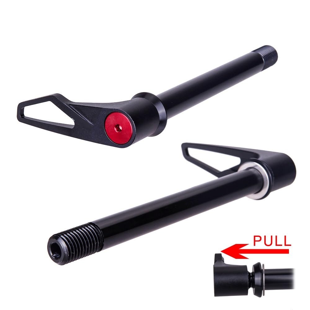 dt swiss schnellspanner rennrad DUANSIYU Fahrrad 1 Pcs MTB Steckachse Schraube Welle Struktur Spieße 12mm Rad Achse Hub Hinten 12x142 12x148 Vorne 12x 100 15x 100 Gabel Schnellspanner(12x177xM12(P1.5) x19) Sport & Color:toothpaste Das A und O Category:Fahrräder_Kunststoff  mit Kantenschutz