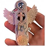 天使の羽ライター 純白ライター 防風 ガン型ライター、ジェット トーチ/電気 2 フレーム ガン ライター 詰め替え式ブタン ガス ライター メンズ ユニーク ギフト 女性用ライター 女性へのギフト