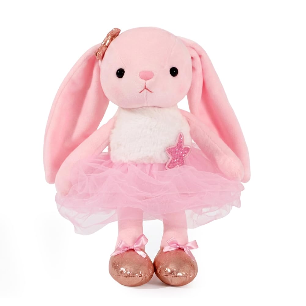 QYEHF Easter Plush Bunny, 28CM Rabbit Plush doll,Birthday Wedding Decorations Party，Suitable for adults or teenagers to use-pink