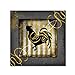 Gold Ornate Frame Welcome To Our Bistro Chicken 2 by LightBoxJournal, 35x35-Inch Canvas Wall Art
