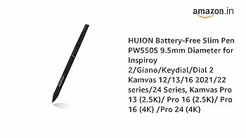 Amazon.in: Buy Huion Battery-Free Slim Pen Pw550S 9.5Mm Diameter