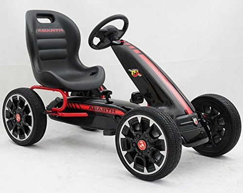 PEKECARS KART A PEDALES FIAT ABARTH BLACK