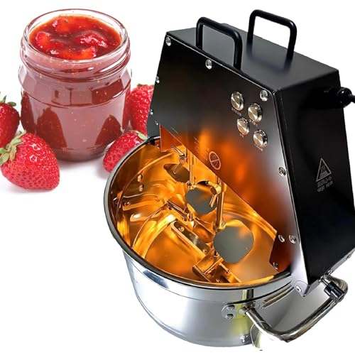 VNATWGOO Automatic Stirrer, for Ice Cream, Jam, Hot Pot Base, 110V/220V Electric Food Mixer, Stainless Steel Food Stirring Machine,220V