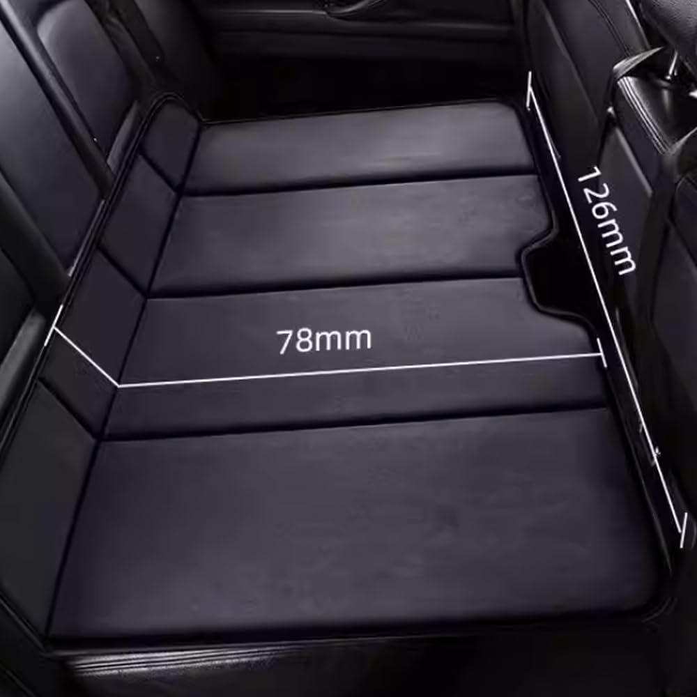 Autobed, voor Dodge RAM 1500 2000-2018 2019 2020 2021 2022 2023 Opblaasbaar autoluchtbed voor de achterbank van auto's Campingbed Draagbaar opblaasmatras,C