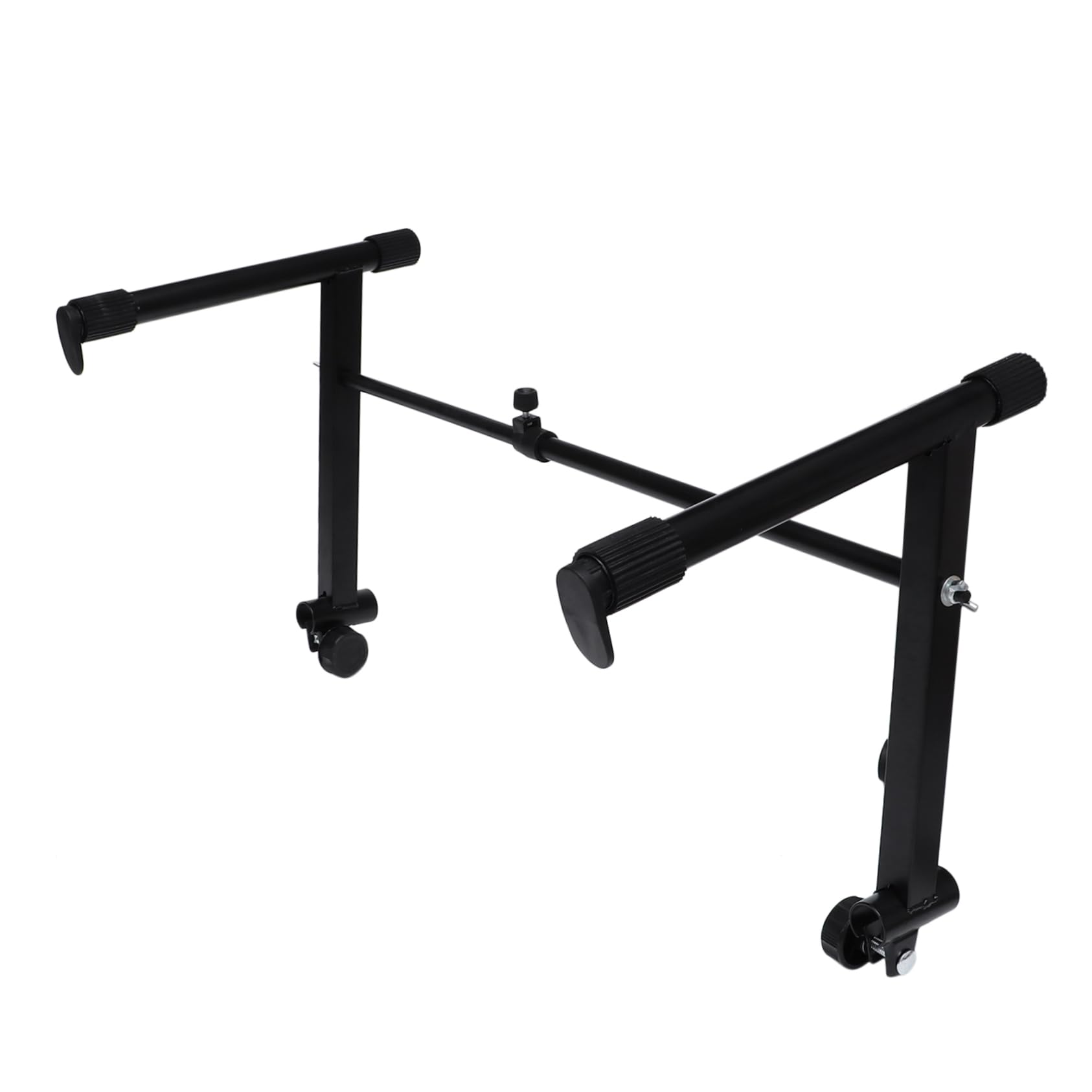 SUPVOX Soporte para Teclado de Doble , Altura Ajustable Negro