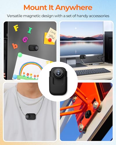 Image of HD 4K Dog Tracker Collar, WiFi Cat Collars Camera Mini Action Camera for Video Records Wireless Cats Dogs Collar Mini Body Cam Outdoor /Inoor Pet Supplies Birthday