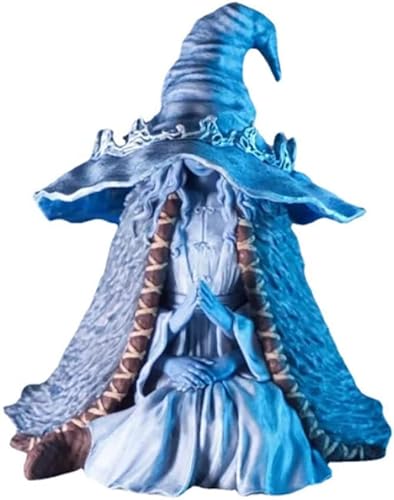 USMEI Elden Ring ranni la Figura de Bruja Lunar Princess Statue Serie Dark Souls Anime Resin Model Toy Kids Birthday Gift con Sombrero Desmontable Cover