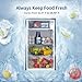 BANGSON Mini Fridge with Freezer, 3.2Cu.Ft, Single Door Small Refrigerator, Energy-Efficient, Low Noise, Mini fridge for Bedroom Dorm and Office, Silver