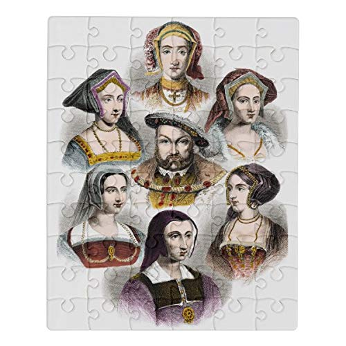CICIDI King Henry Viii of England | His Six Wives Puzzle 1000 Teile für Erwachsene, Unterhaltung, DIY-Spielzeug, Graet…