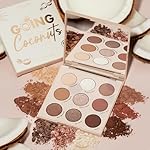 ColourPop Going Coconuts Eyeshadow Palette - Cool-Toned Neutral Eyeshadow Palette with Ultra-Velvety and Silky Finishes - High-Pigment Eye Makeup with a Long-Wearing Formula (0.3 oz) - Image 4