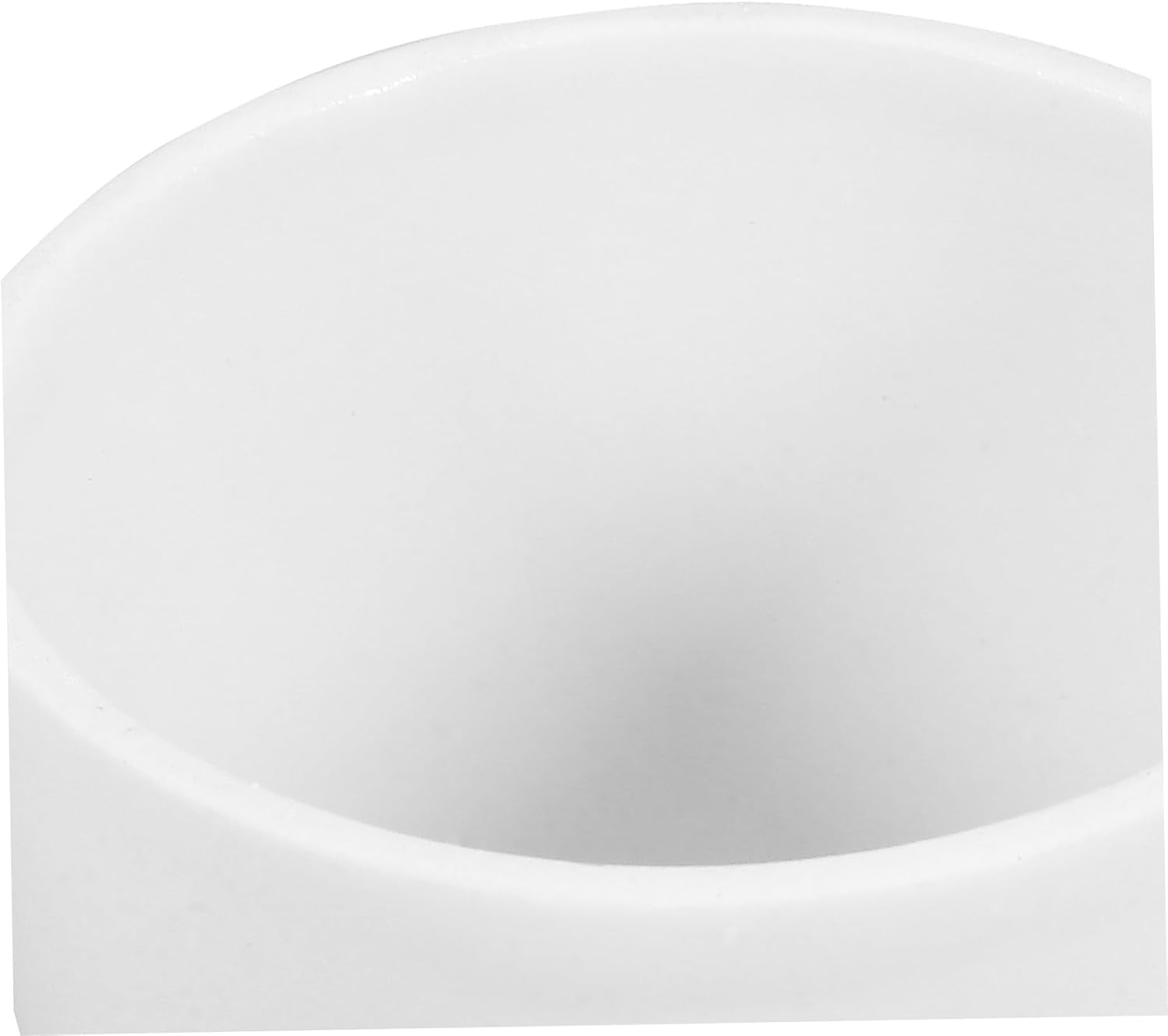 Cabilock High Temp Resistant Lab Crucible Porcelain Crucible Cup Mid Fire Glaze Melting Chemical Resistance