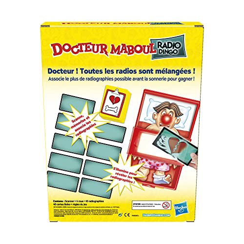 Hasbro Gaming Docteur Maboul Radio Dingo, Jeu de Plateau pour Enfants, dès 4 Ans Multicolore