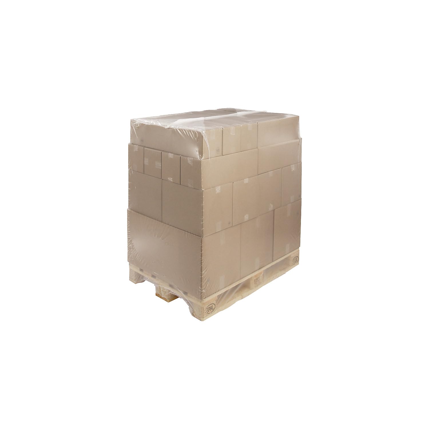 ratioform | PE-Schrumpf-Folie für Paletten | Stärke 125 µm | VE 10 Stk | BxTxH 1250 x 850 x 1400 mm