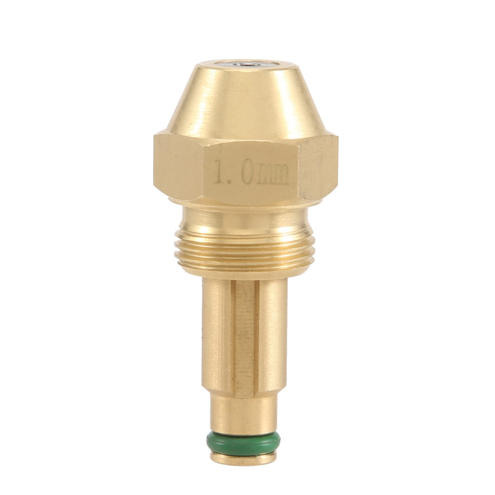 qimoi Waste Oil Burner Nozzle Oil Mist Nozzle Air Atomizing Nozzle Oil Burner Jet Siphon Full Cone Oil Nozzle, 1.0Mm