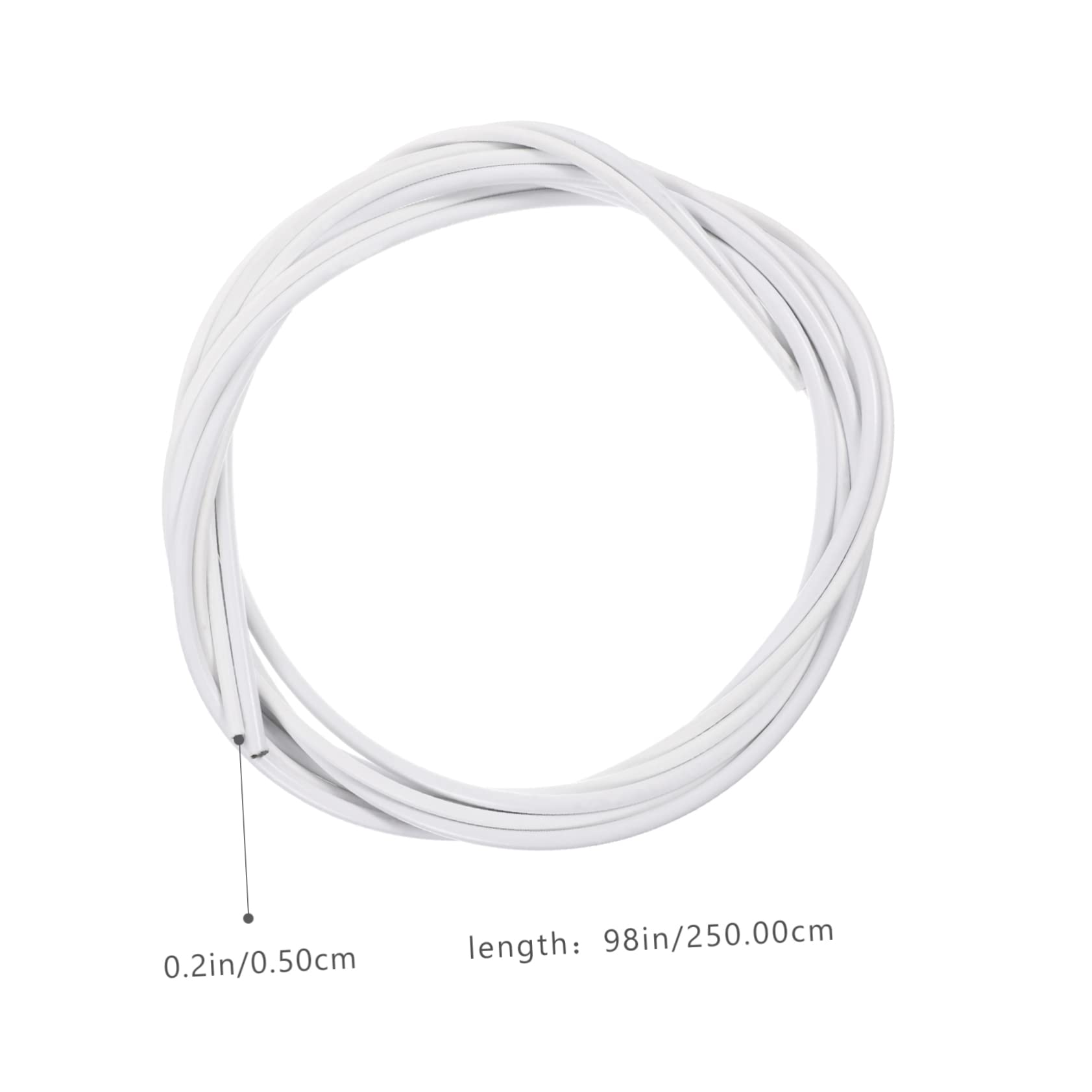 KICHOUSE 1Set Durable Brake Cable Housing Kit for Mountain Road Bikes Bike Brake Line with Caps for Enhanced Safety and Smooth Operation for Maintenance Upgrading